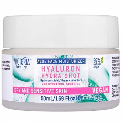 Crema Faciala Hidratanta cu Aloe Vera si Acid Hialuronic Camco - 50 ml