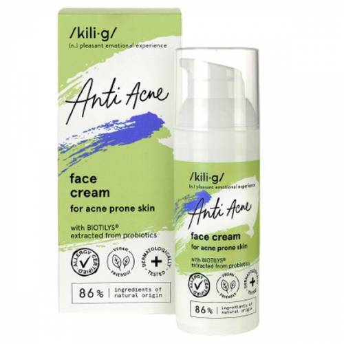 Crema Faciala pentru Ten Sensibil Predispus la Acnee Kilig Anti Acne - 50 ml