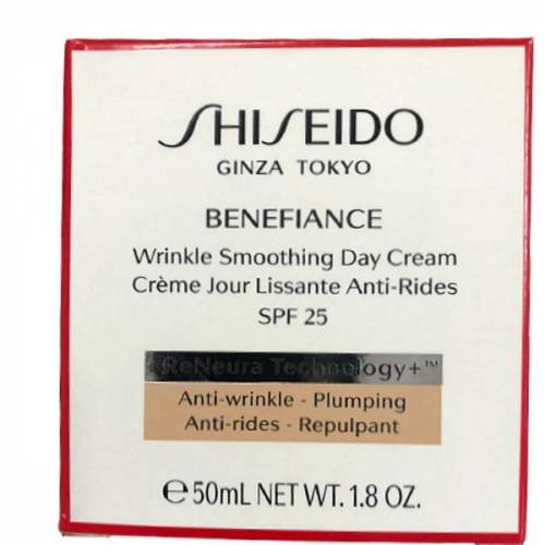 Crema Hidratanta Zilnica Anti-imbatranire cu SPF25 - Shiseido Benefiance Wrinkle Smoothing Day Cream SPF25 - 50 ml