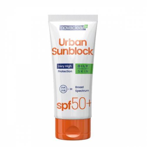 Protectie Solara Inalta cu SPF 50+ pentru Ten Gras - Urban Sunblock - 40 ml