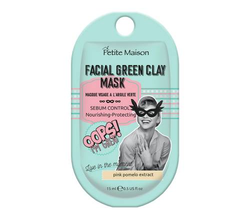 Petite maison oops! i m great facial green clay mask masca argila verde
