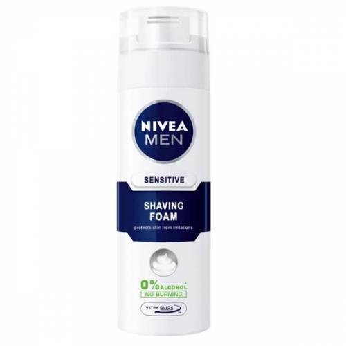 Spuma de Ras pentru Piele Sensibila - Nivea Men Sensitive Shaving Foam - 200 ml