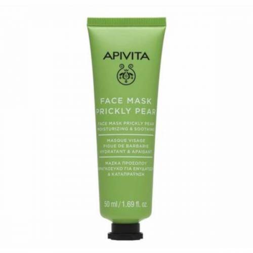 Masca Faciala - Face Mask Prickly Pear Moisturizing Soothing - Apivita - 50 ml