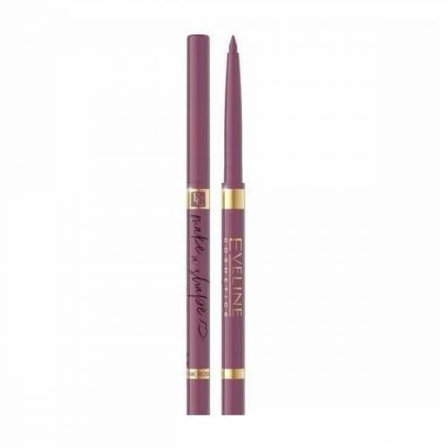 Creion pentru buze - Eveline Cosmetics - Make a Shape - Automatic Lip Liner - waterproof - nuanta 05 Pink Rose