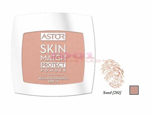 Astor skin match protect pudra compacta sand 201