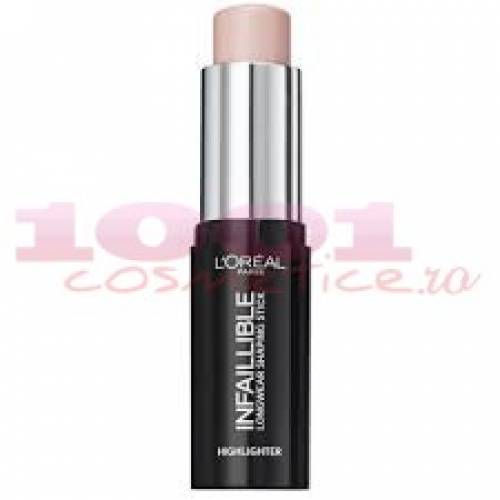 Loreal infaillible shaping highlighter iluminator stick slay in rose 503