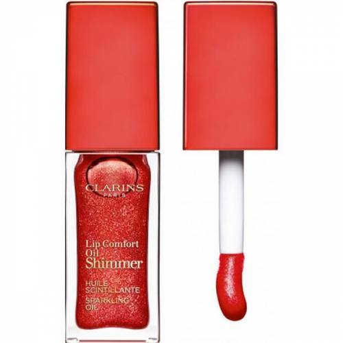 Gloss de buze 07 Red Hot - Lip Comfort Oil Shimmer Sparkling Oil Colour & Shine - Clarins - 7ml