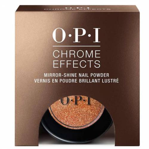 Pudra pentru Unghii cu Stralucire de Oglinda OPI - OPI Chrome Effects Mirror Shine Nail Powder Bronzed by the Sun - 3 g