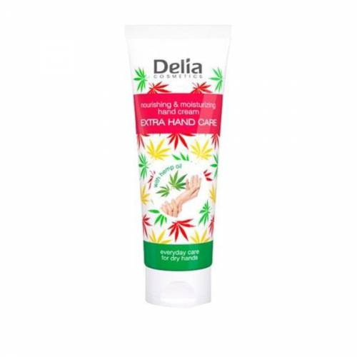 Crema de maini - Delia Cosmetics cu ulei de canepa - 75 ml