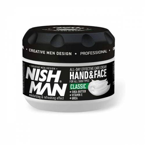 Crema pentru maini si fata Nish Man Hand & Face Cream Classic 300ml