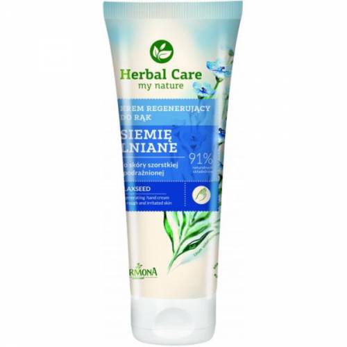 Crema Regeneratoare pentru Maini cu Extract de Seminte de In - Farmona Herbal Care Flaxseed Regenerating Hand Cream - 100ml