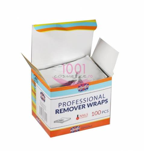 Ronney professional remover wraps foite indepartare lac gel