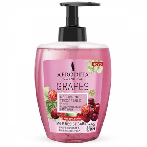 Sapun Lichid de Lux cu Extract Struguri - Cosmetica Afrodita Grapes Liquid Hand Wash - 300 ml