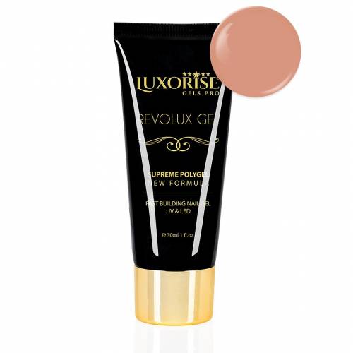 Polygel Revolux LUXORISE Caramel Nude - 30ml