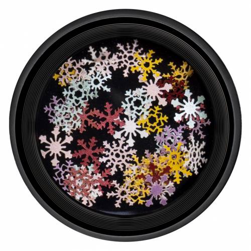 Decoratiuni Unghii LUXORISE - Colorful Snowflakes