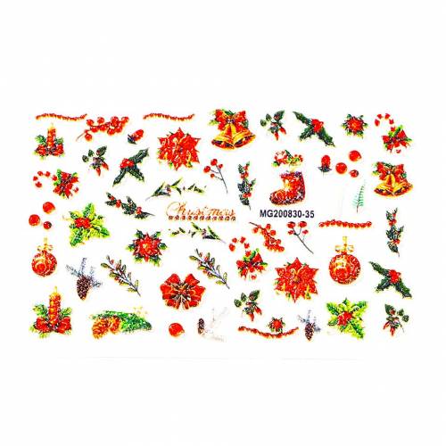 Tatuaj 3D Unghii LUXORISE Winter MG200830-35