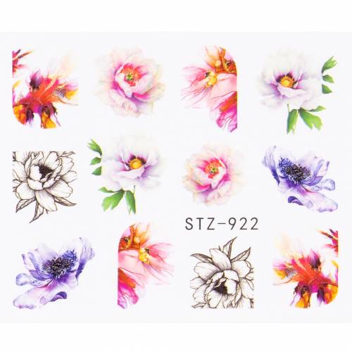 Tatuaj Unghii LUXORISE Flower Mix - STZ-922