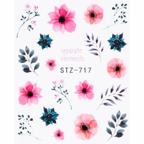 Tatuaj Unghii LUXORISE Flower Please! - STZ-717