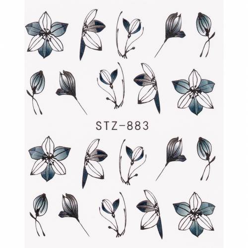 Tatuaj Unghii LUXORISE Simple Flower Art - STZ-883