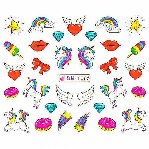 Tatuaj Unghii LUXORISE Unicorn Kiss - BN-1065