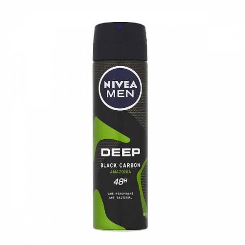 Deodorant Antiperspirant pentru Barbati - Nivea Men Deep Black Carbon Amazona - 150ml