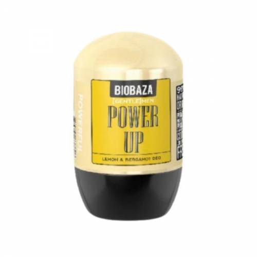 Deodorant natural barbati Power up (lamaie si bergamota) Biobaza - 50 ml