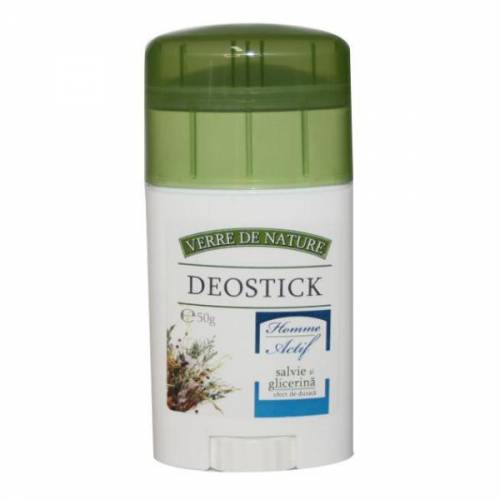 Deodorant Stick cu Salvie si Glicerina Verre de Nature Homme Actif Manicos - 50g