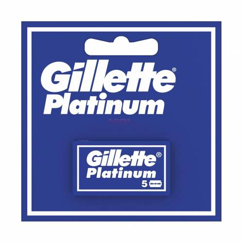 Gillette platinum lame pentru aparat de ras clasic 5 bucati set