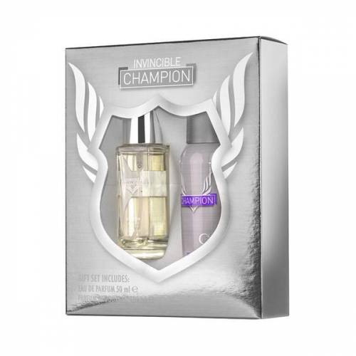 Set cadou barbati Invincible Champion SET1139 - Apa de parfum 50 ml + Deodorant 100 ml