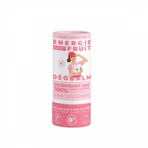 Deodorant 100% natural - cu floare de bumbac si aloe vera BIO - Energie Fruit - 30g