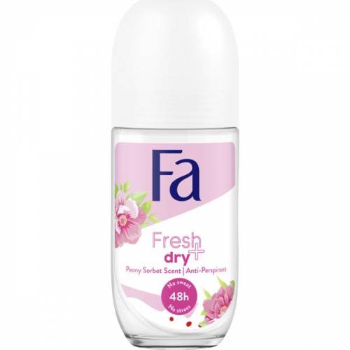 Deodorant Roll-on Antiperspirant Fresh & Dry Peony Sorbet 48h Fa - 50 ml