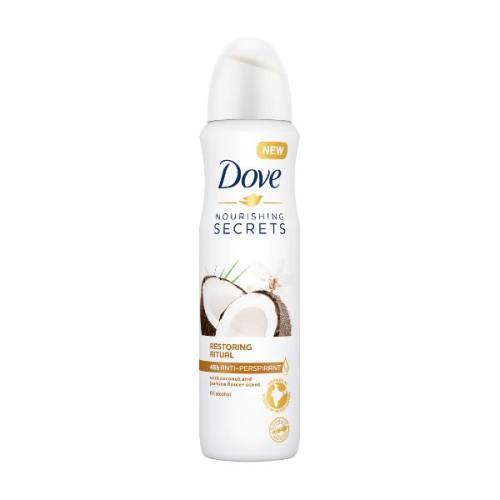 Deodorant Spray Antiperspirant Cocos si Iasomie - Dove Nourishing Secrets Restoring Ritual Coconut & Jasmine Flower Scent - 150 ml
