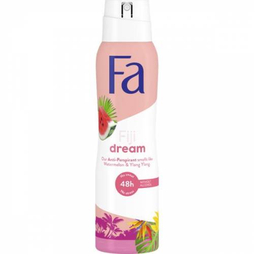 Deodorant Spray Antiperspirant Fiji Dream Watermelon & Ylang Ylang 48h Fa - 150 ml