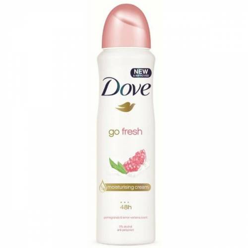 Deodorant Spray Antiperspirant Rodie si Lamaie Verbena - Dove Go Fresh Pomegranate & Lemon Verbena Scent - 150 ml