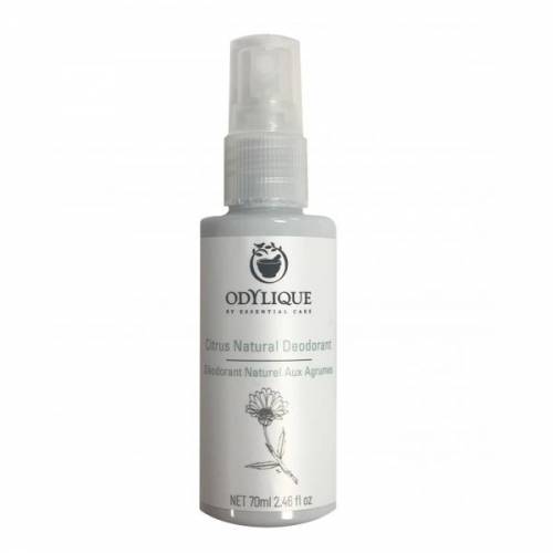 Deodorant Spray Citrus 100% Natural Odylique by Essential Care - 70ml