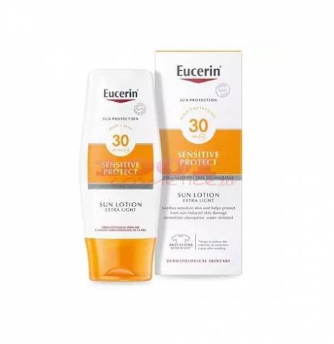 Eucerin sensitive protect sun lotion extra light spf 30