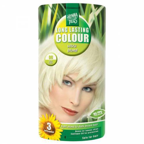 Decolorant - Long Lasting Colour Ultra Blond 00 - Hennaplus - 140 ml