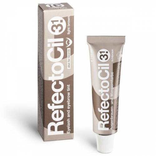 Vopsea pentru gene si sprâncene maro deschis - RefectoCil - 15 ml