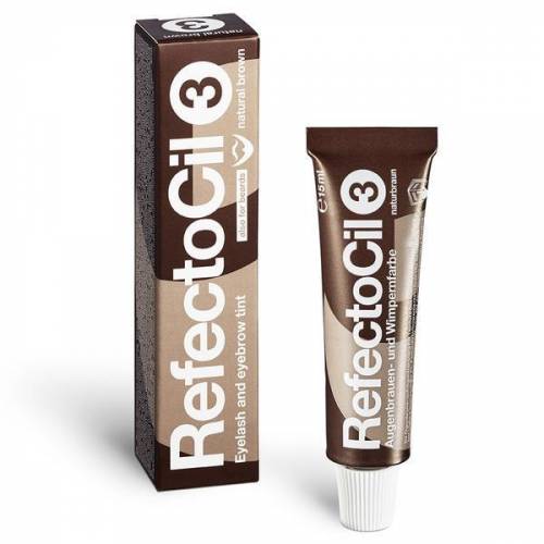 Vopsea pentru gene si sprâncene maro inchis - RefectoCil - 15 ml