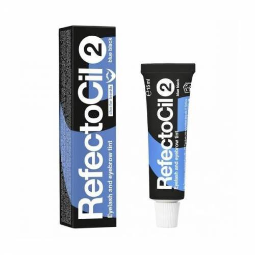 Vopsea pentru gene si sprâncene negru-albastrui - RefectoCil - 15 ml